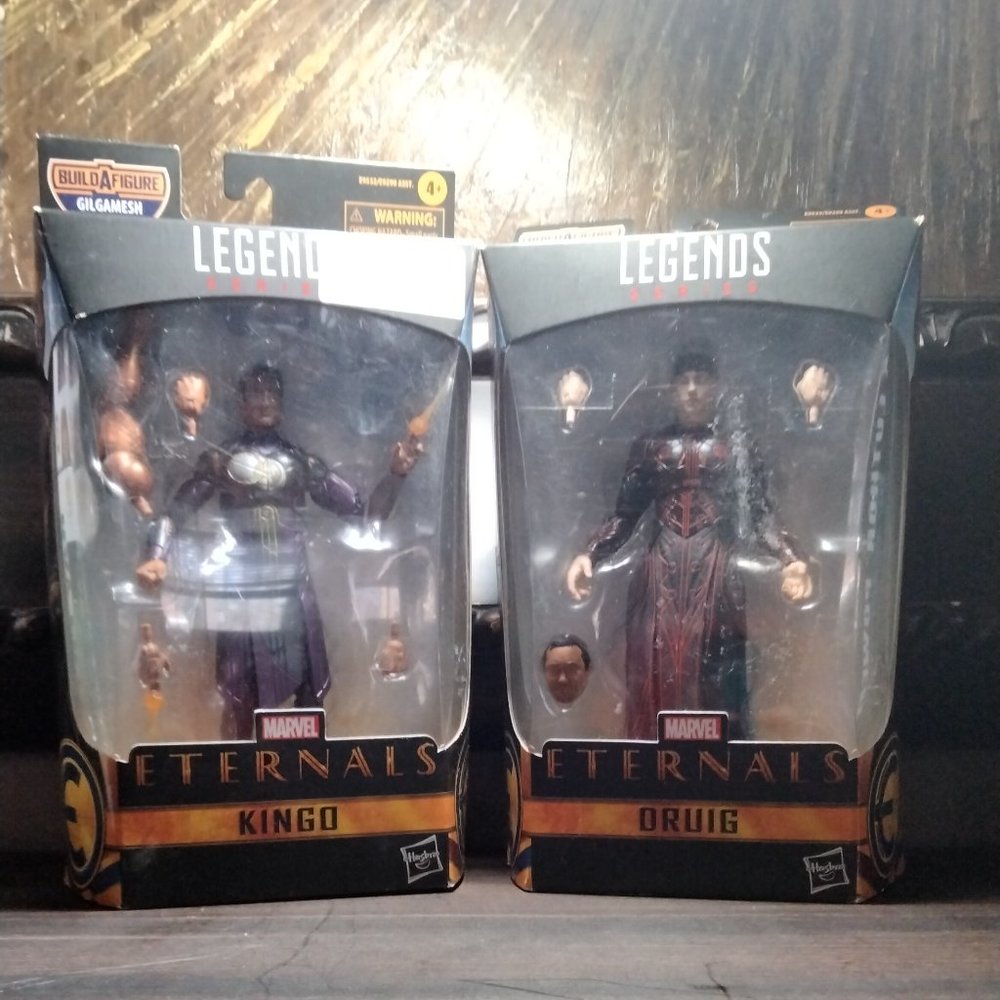 Marvel Legend Series Eternals Kingo/Druig Lot of 2 Figures